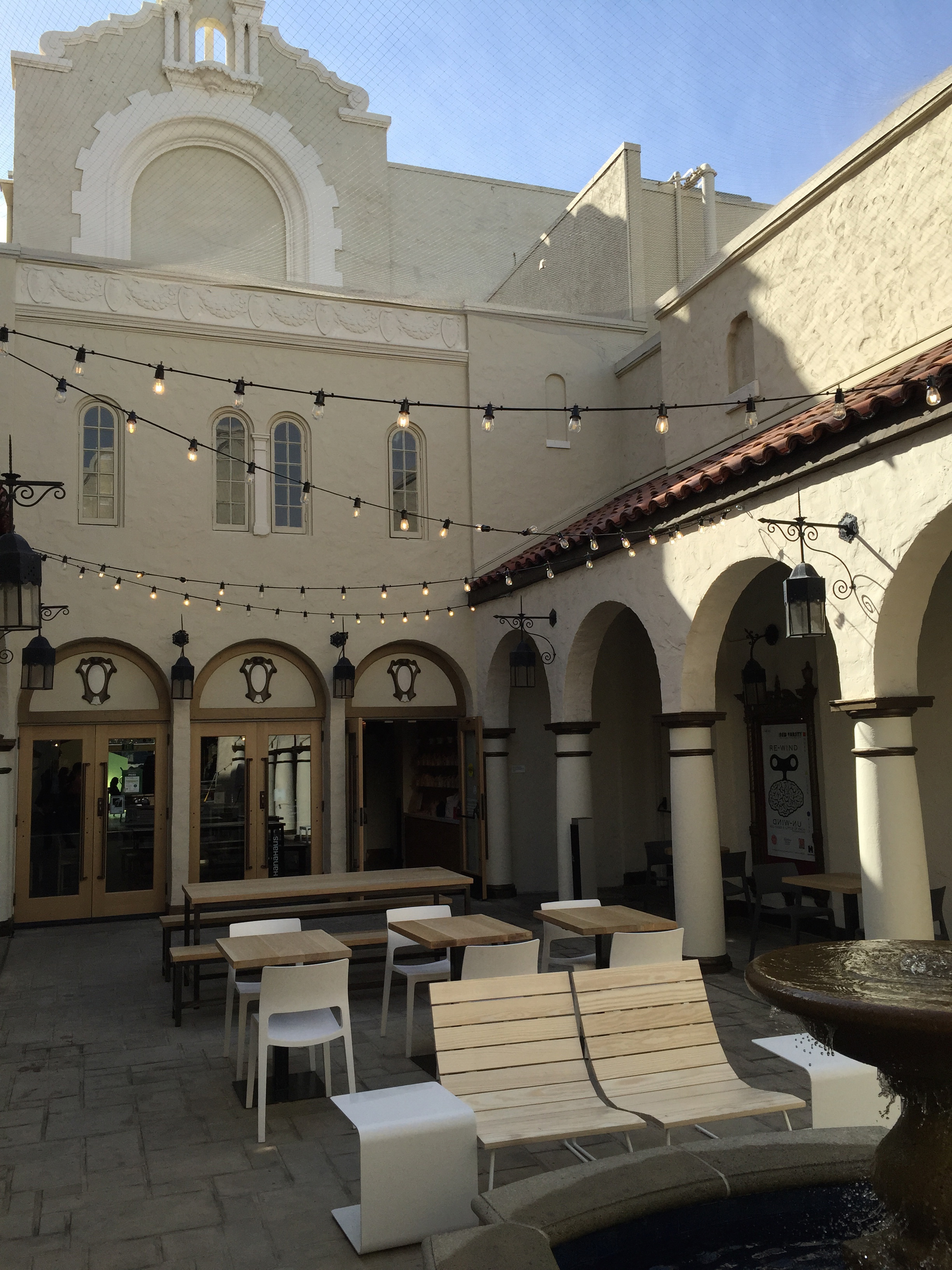 Hana haus courtyard